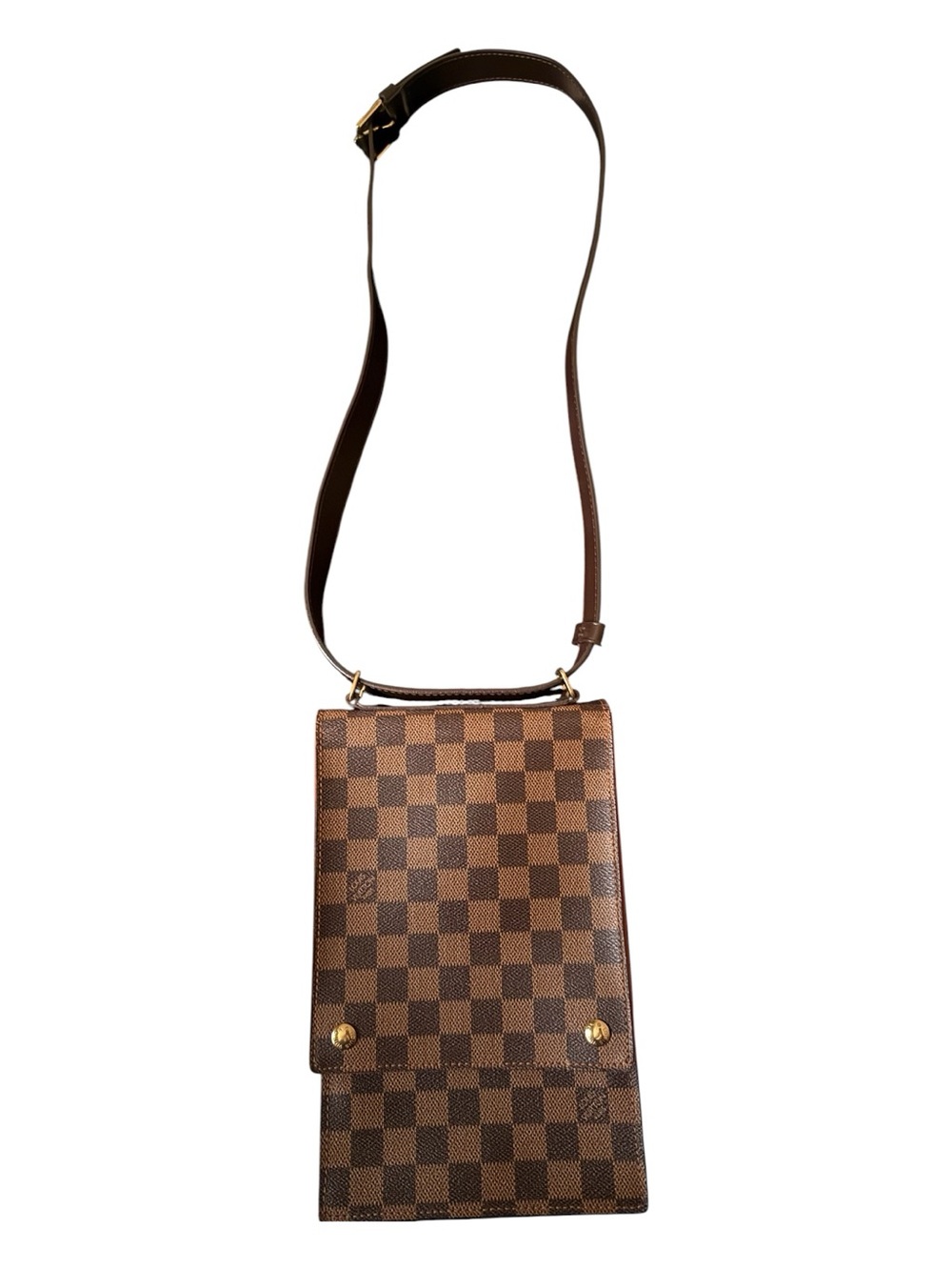 Vintage Louis Vuitton Portobello Shoulder Bag in Damier Ebene. Price drop!